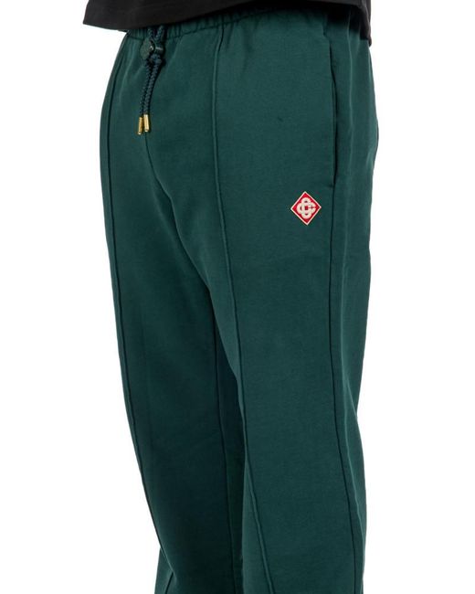 Casablanca Green Jacquard Monogram Track Pants for men