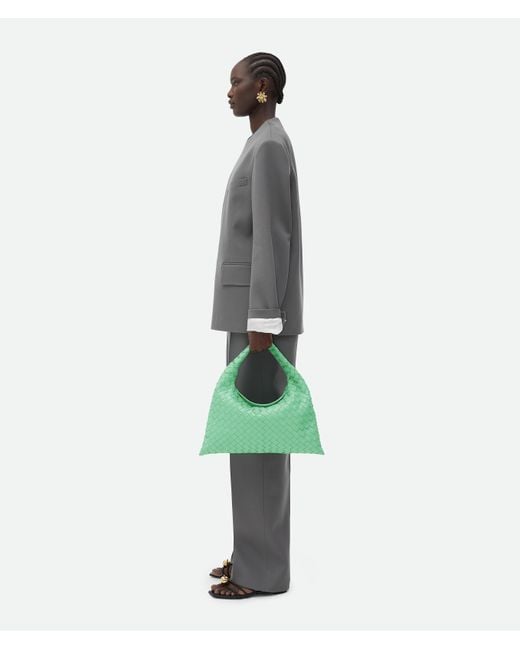 Bottega Veneta Green Small Hop Shoulder Bag