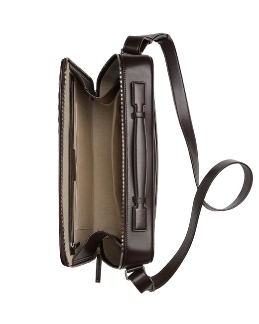 Bottega Veneta Black Getaway Slim Briefcase for men