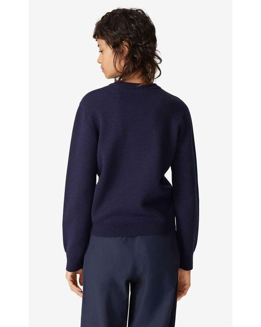 KENZO Blue Tiger Crew Neck Jumper