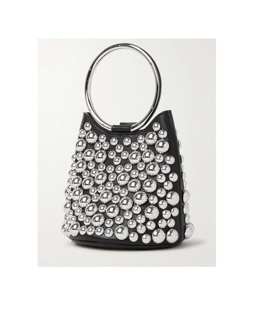 Alaia Ring Leather Large Bucket Bag main image 0