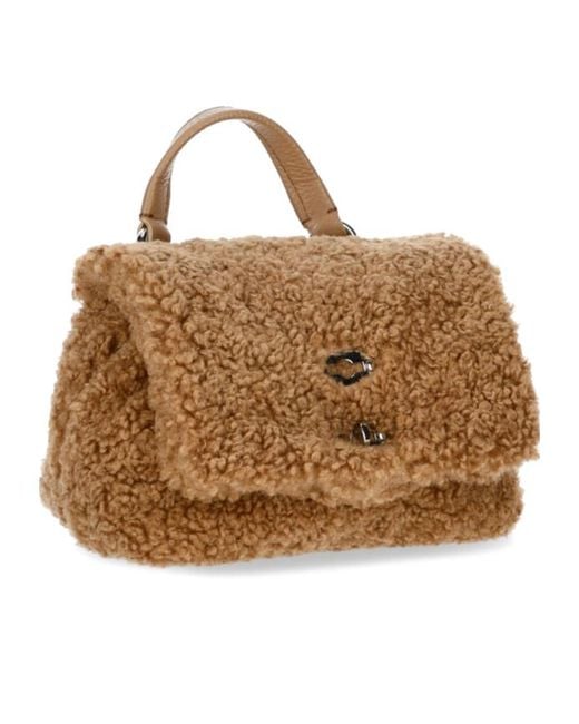 Zanellato Brown Flap Shoulder Bag
