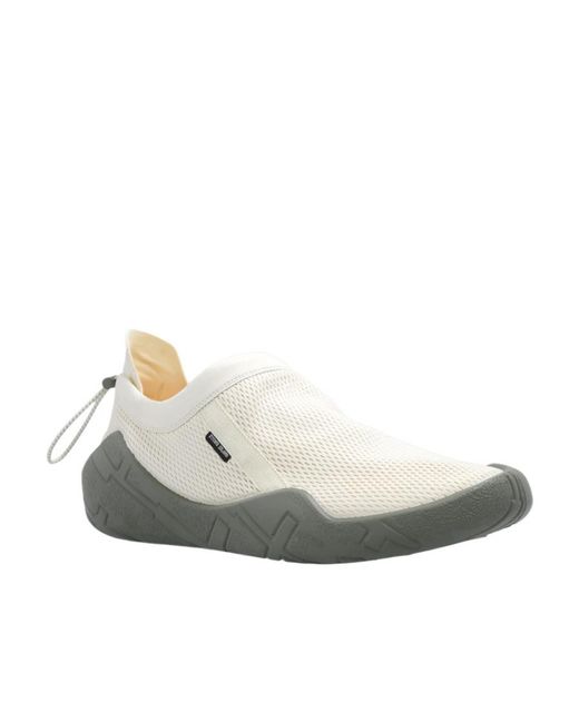 Stone Island White Shadow Project Slip-On Sneakers for men