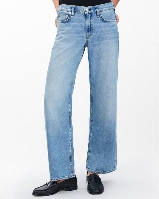 Rag & Bone Blue Belt Loop Jeans