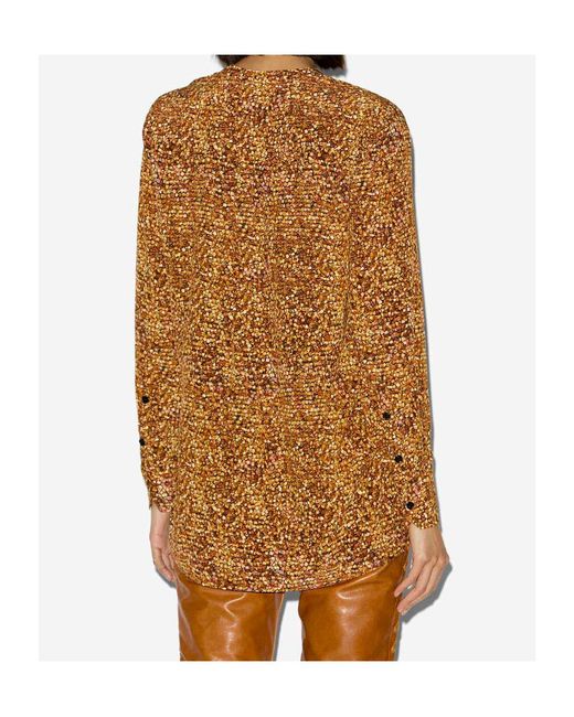 Isabel Marant Brown Sima Blouse