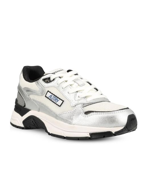 Autry White Hyperway Low-Top Trainers