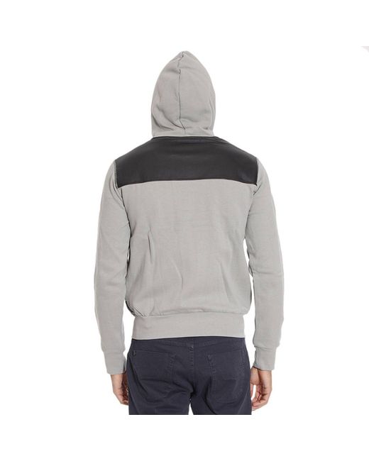 Armani Jeans Gray Hooded Casual Jacket for men