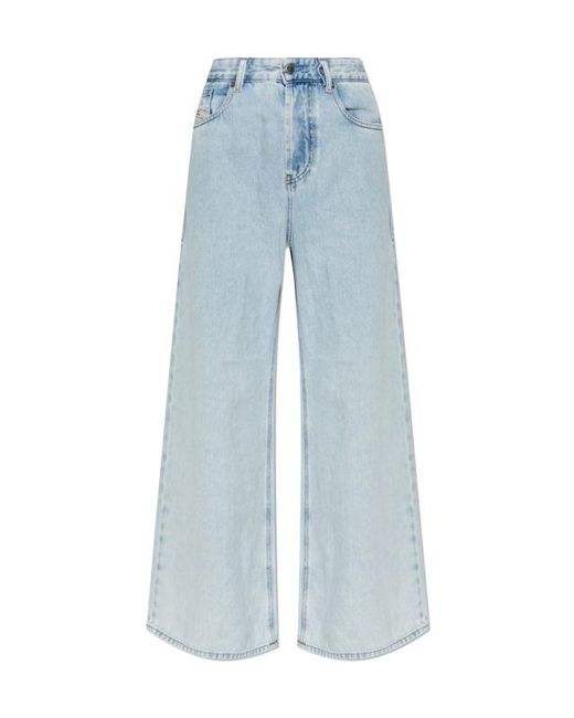 DIESEL Blue 1996 D-Sire L30 Wide-Leg Jeans