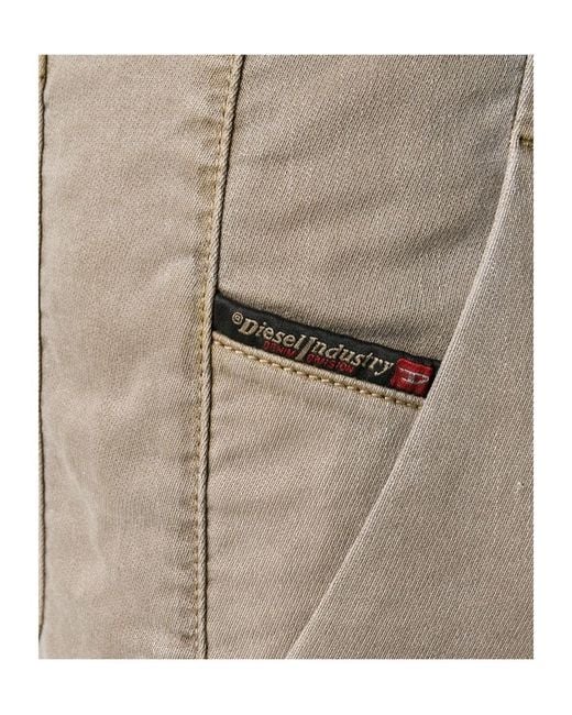 DIESEL Gray Relaxed Utility Shorts for men