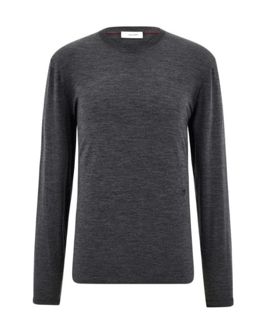 Ferragamo Gray Crew Neck Sweater for men