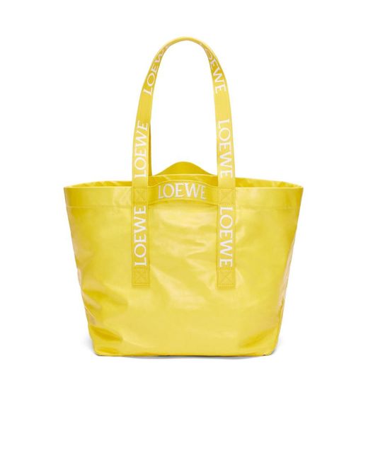 Loewe Yellow Fold Shopper for men