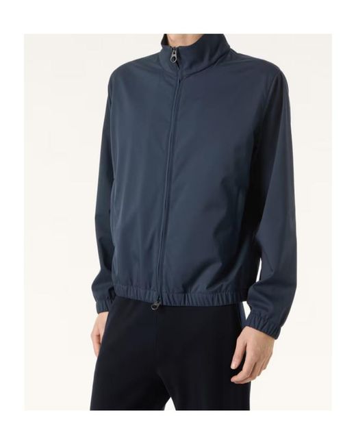 Loro Piana Blue Bomber Jacket for men