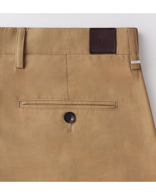 Dior Natural Pleated Wide-Leg Pants for men