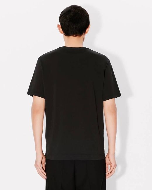 KENZO Black Boke Flower 2.0 Crewneck T-Shirt for men