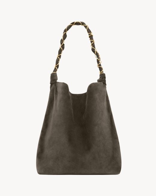 Saint Laurent Brown Amalia Shoulder Bag