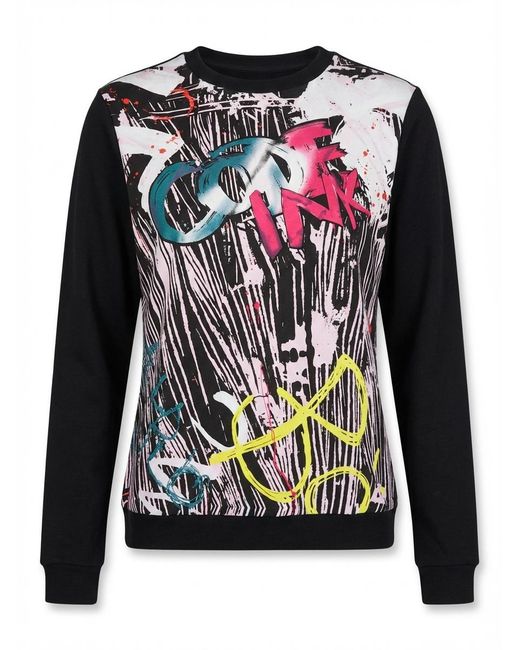 Sportmax Black Long-Sleeved Pullover Hoodie