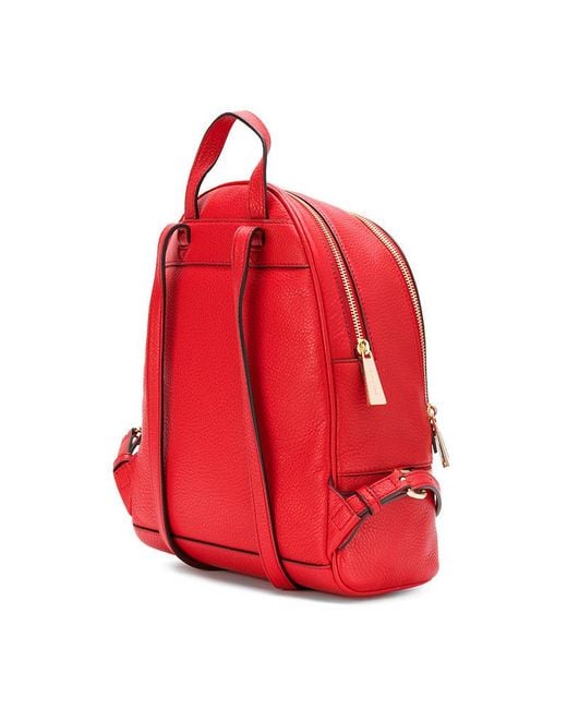 Michael Kors Red Logo Backpack