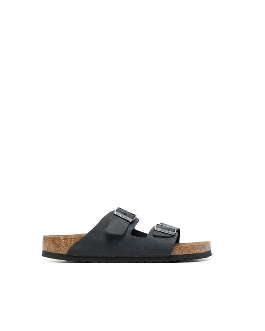 Birkenstock Blue Arizona Soft Footbed Sandals for men