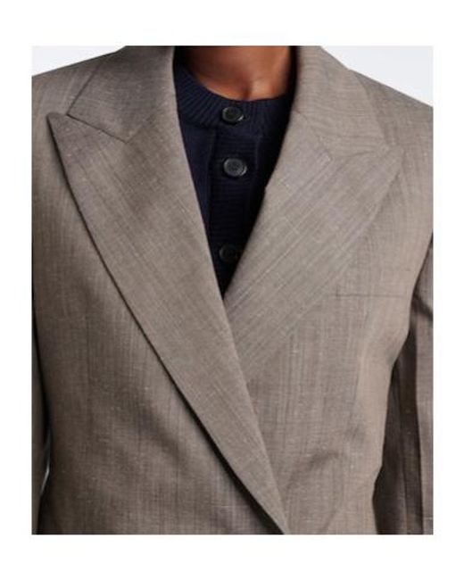 Rohe Brown Wool-Blend Blazer