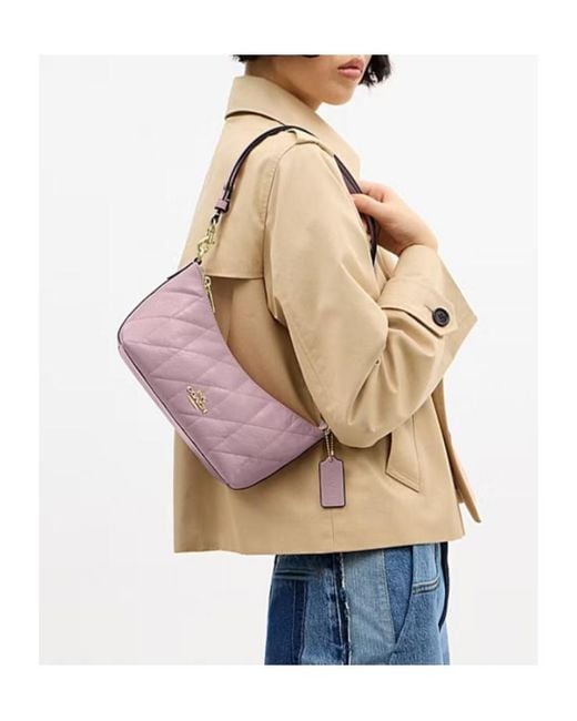 COACH Pink Caitlin Shoulder Bag