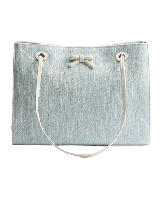 Dior Blue Medium Promenade Shopping Bag