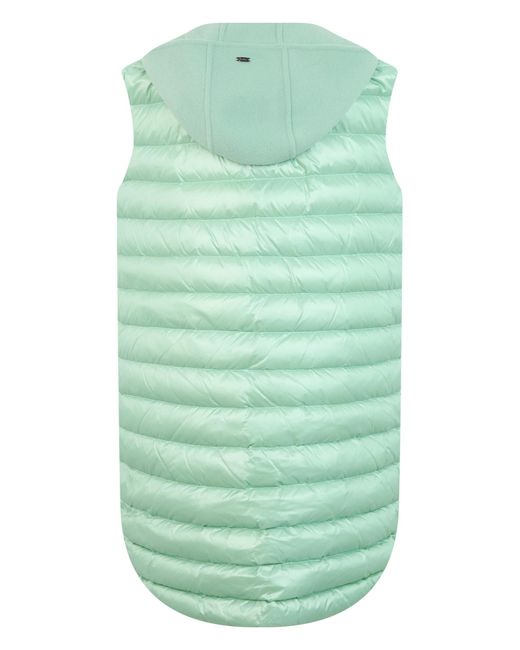 Herno Green Quilted Hooded Gilet