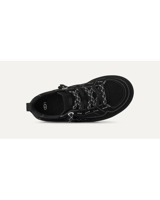 Ugg Black Round-Toe Low-Top Sneakers