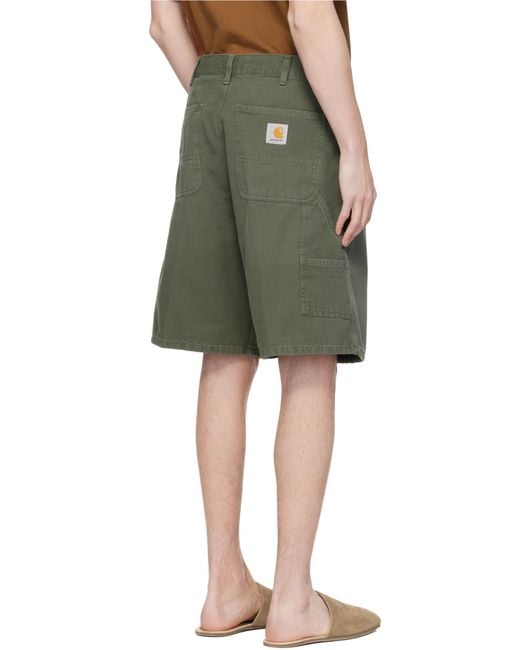 Carhartt Green Utility Work Shorts for men