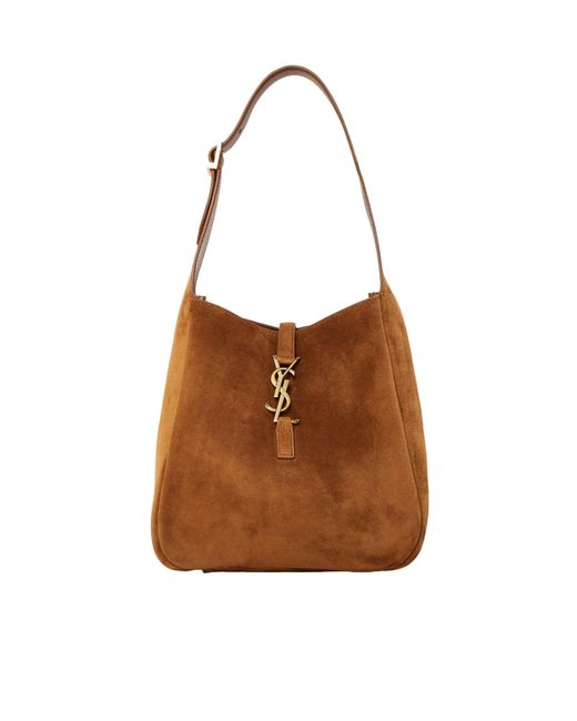 Saint Laurent Brown Solid Color Stylish Shoulder Bag