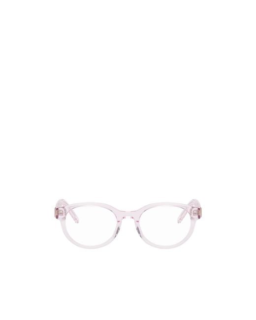Givenchy White Gv Day Text Logo Circular Glasses