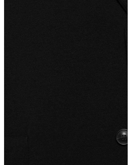 Gran Sasso Black Single-Breasted Blazer for men