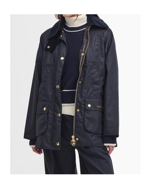 Barbour Blue Long-Sleeved Casual Jacket