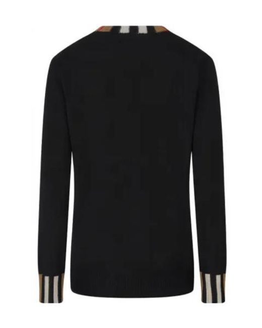 Burberry Black Striped Sweater