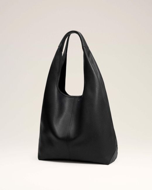 AMI Black Etienne Hobo Bag for men