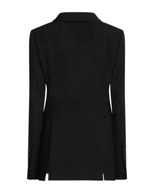 Rick Owens Black Double-Breasted Blazer
