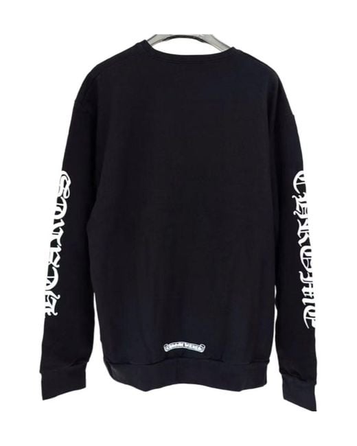 Chrome Hearts Black Long Sleeve Sweatshirt for men