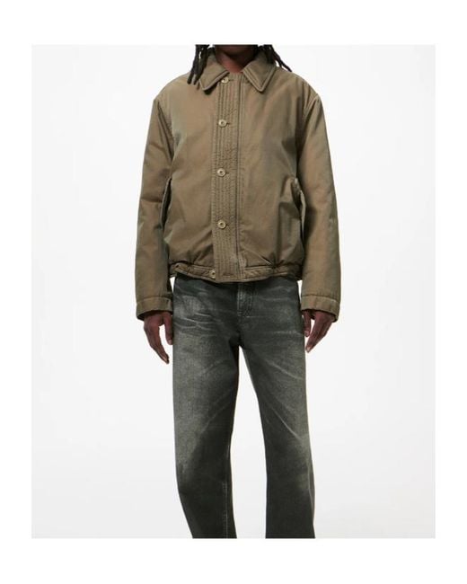 Our Legacy Green Auto Quilted Lightweight Jacket for men