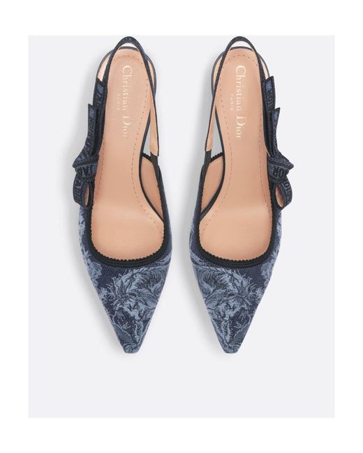 Dior Blue J'A Slingback Pump