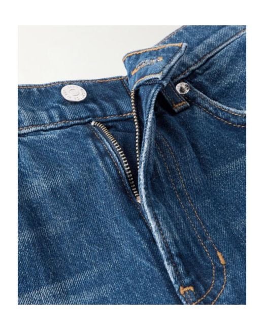 Veronica Beard Blue Dylan Distressed Jeans