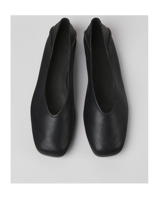 Camper Black Casi Myra Slip-On Flat Shoes