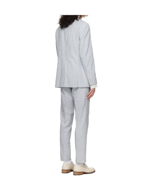 Boss Gray Boss Two-Piece Regular-Fit Suit for men
