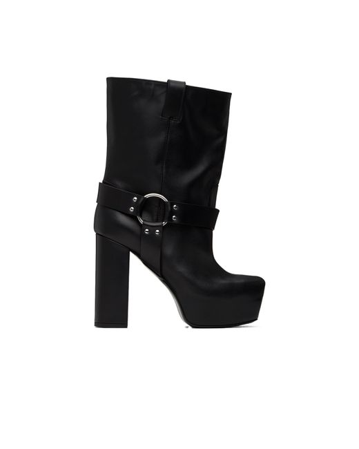 R13 Women's Black Sid High Heel Ankle Boots