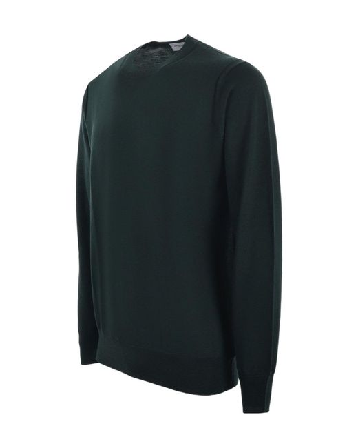 Paolo Pecora Green Crew Neck Knitwear for men