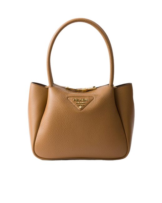 Prada Brown Small Leather Bag