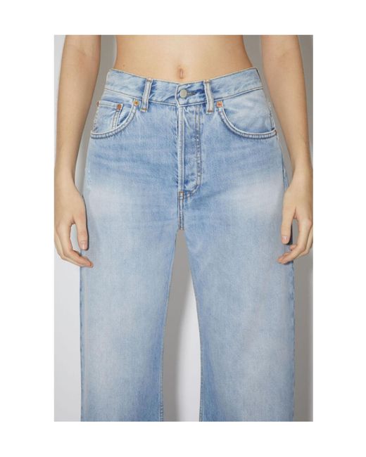 Acne Blue Regular Fit Jeans