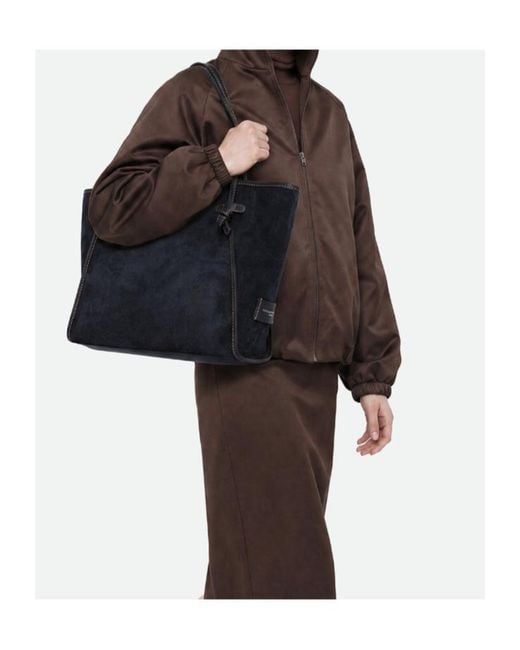 Gianni Chiarini Blue Marcella Shopping Bag