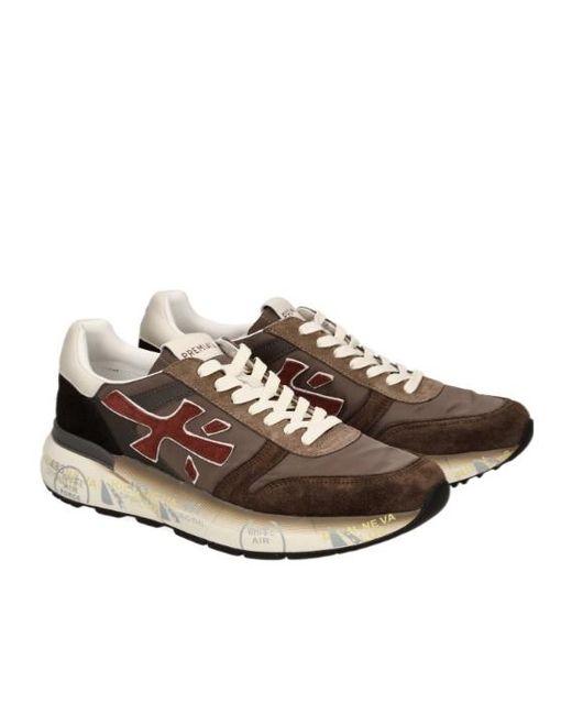 Premiata Multicolor Lace-Up Sneakers for men
