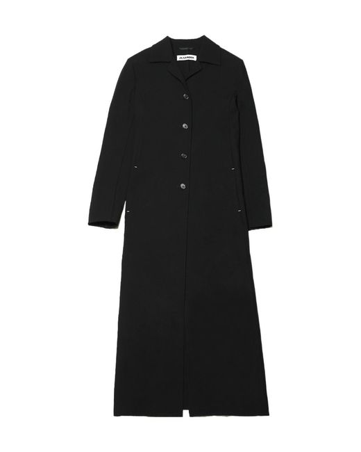 Jil Sander Black Long-Sleeved Coat