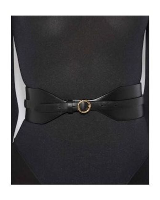Alaïa Black Alaïa Double Large Buckle Belt
