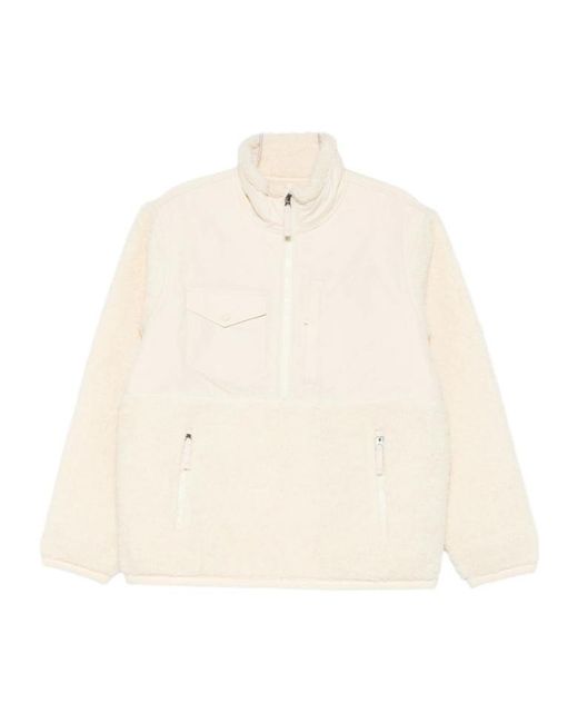 Polo Ralph Lauren Natural Hybrid Half-Zip Fleece-Panel Jacket for men